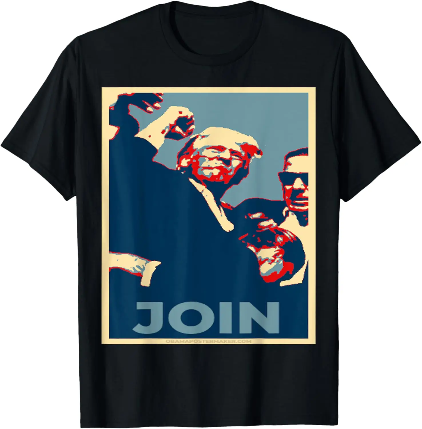 

Футболка с дизайном плаката Trump 2024 Join