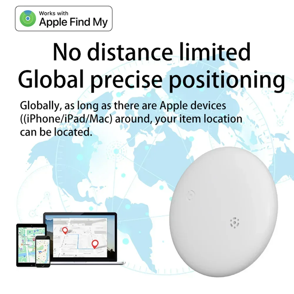 GPS Tracker Smart Bluetooth airtag locator Work with Apple Find My APP ITag Anti Lost Reminder Device Car Key Pet Kid Finder