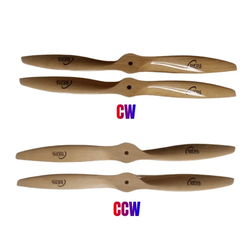 DFDL 16x8 16x10 17x10 18x10 19x10 19x12 20x12 23x12 CW/CCW High Quality Beech Wooden Gasoline Propellers For Gasoline Aircraft