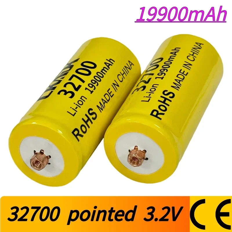 2023100% Original 32700 19900mAh 3.2V Lifepo4 Rechargeable Battery Professional Lithium Iron Phosphate Power Battery with Screws