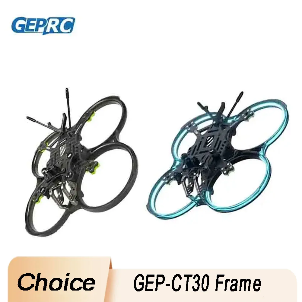 

GEPRC GEP-CT30 3-дюймовая рама для квадрокоптера с пропеллером для FPV Freestyle RC Racing Drone Cinebot30 Enthusiasts