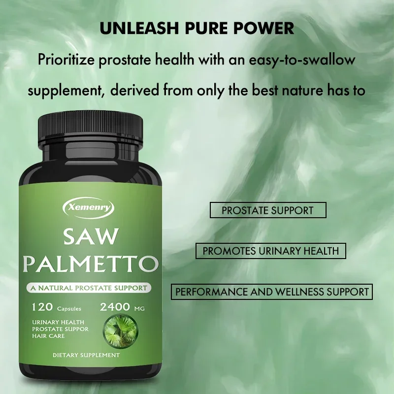 Saw Palmetto - Men\'s Prostate Health, Reduction of Baldness and Hair Thinning