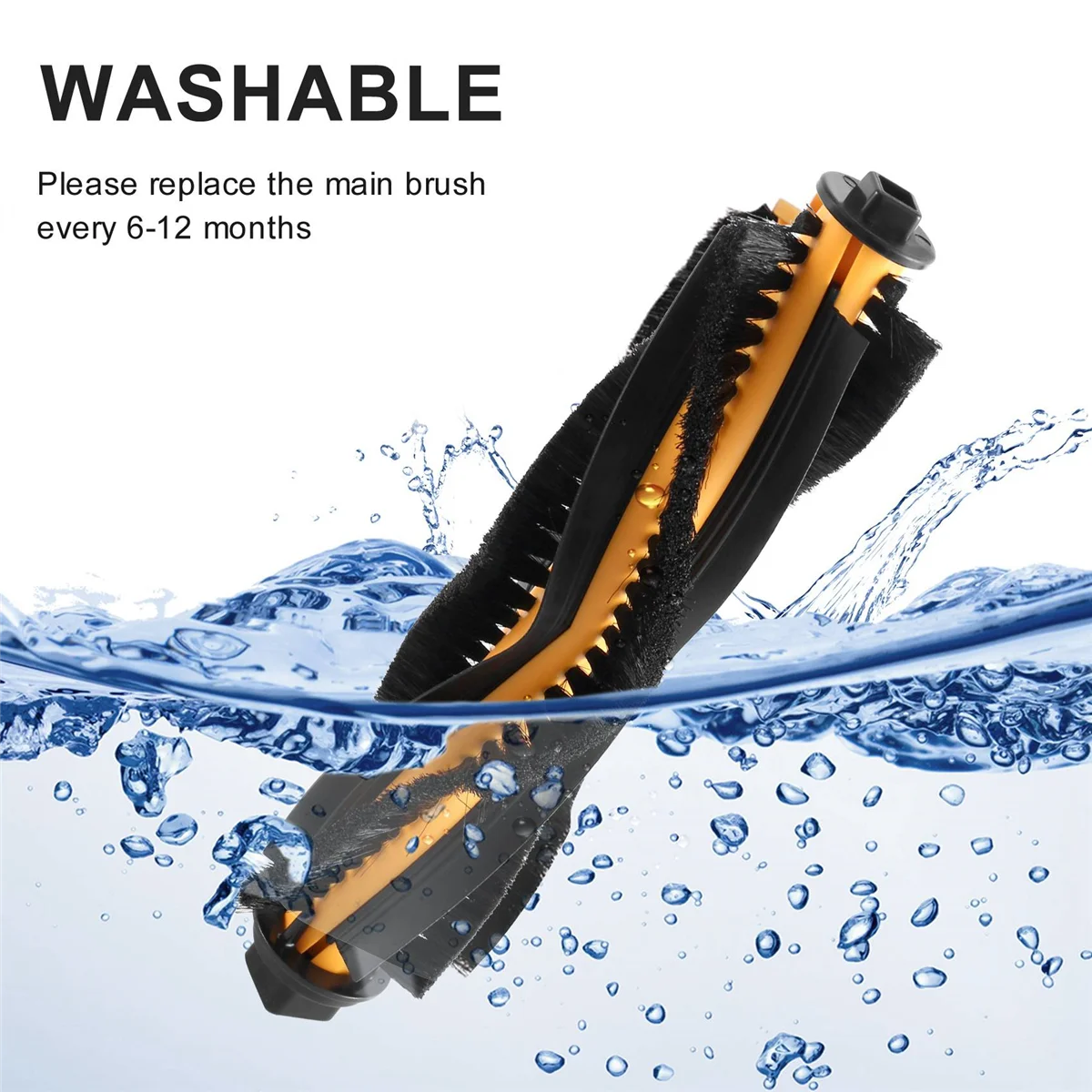 N89R Main Roller Brush Replacement for Liectroux C30B Proscenic 800T 820S 830P Blaupunkt XBOOST Robot Vacuums Parts