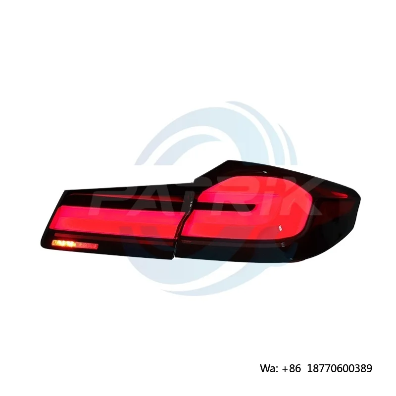 Car Led Taillight for 2018-2020 BMWS 5 Series G30 G38 Taillight Assemblies 21 New LCI Blackened Car Rear Tail Light Lamp