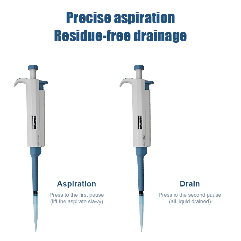 WESTTUNE Single-Channel Pipettor Adjustable Variable Volume Micropipette High Accurate Pipettor for Laboratory