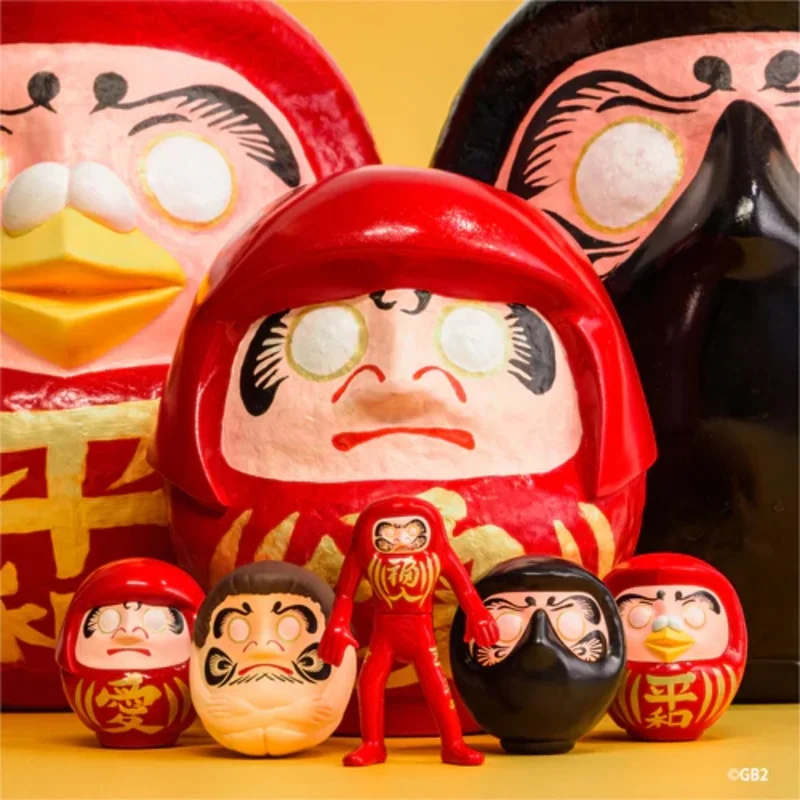 Kenelephant Original arte moderno privado Daruma muñeca figura de acción decoración de escritorio ornamento colección decoraciones modelo regalos