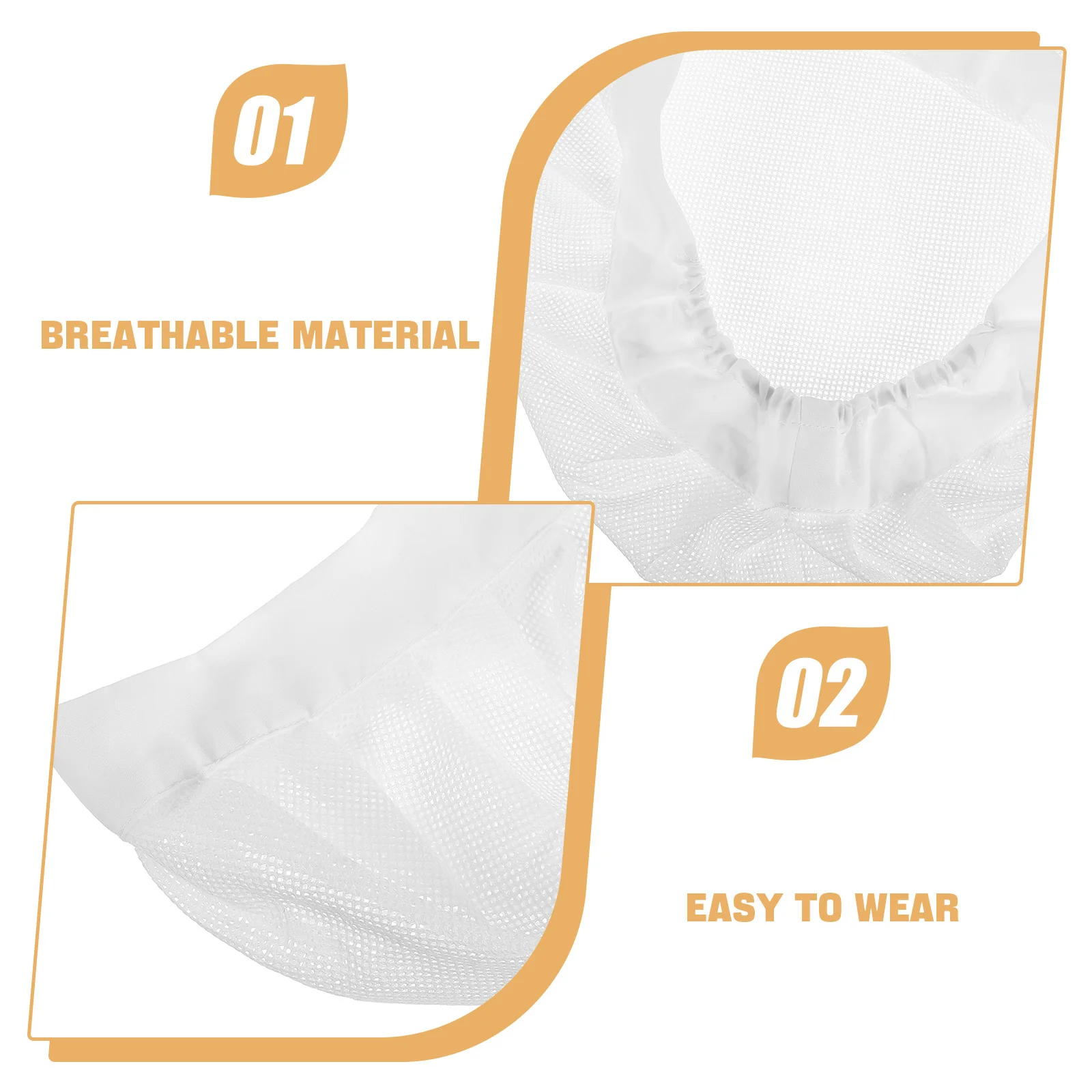 Chapéu de trabalho de cozinha, 2 peças, malha, boné de chef, unissex, respirável, lavável, reutilizável para serviço de comida, cozinha, cozimento, restaurantes, cafés, pessoal