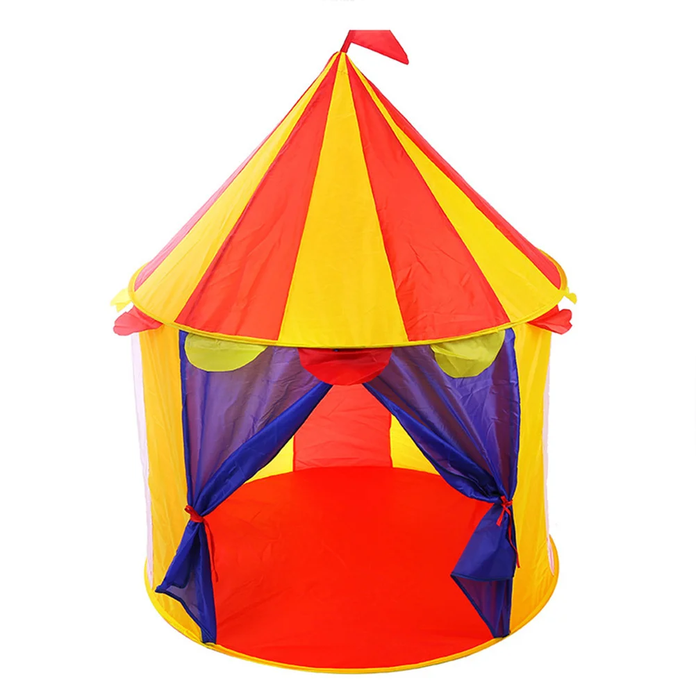 Speeltent Yurt-stijl Opvouwbaar Eenvoudige installatie Binnen Buiten Draagbaar Meisjes Speelhuisje Speltent voor verbeelding