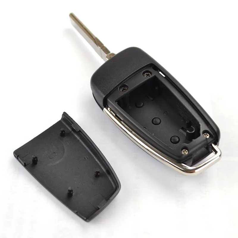 3 Button Case For AUDI A2 A3 A4 A6 S6 A6L A8 TT With Blade Car Case Folding Flip Remote Key Shell Case