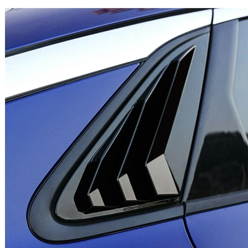 For For KIA Optima K5 2020 2021 2022 ABS Plastic Rear Window Quarter Louver Scoop Cover Side Vent Trim Car Adhesive Accessories