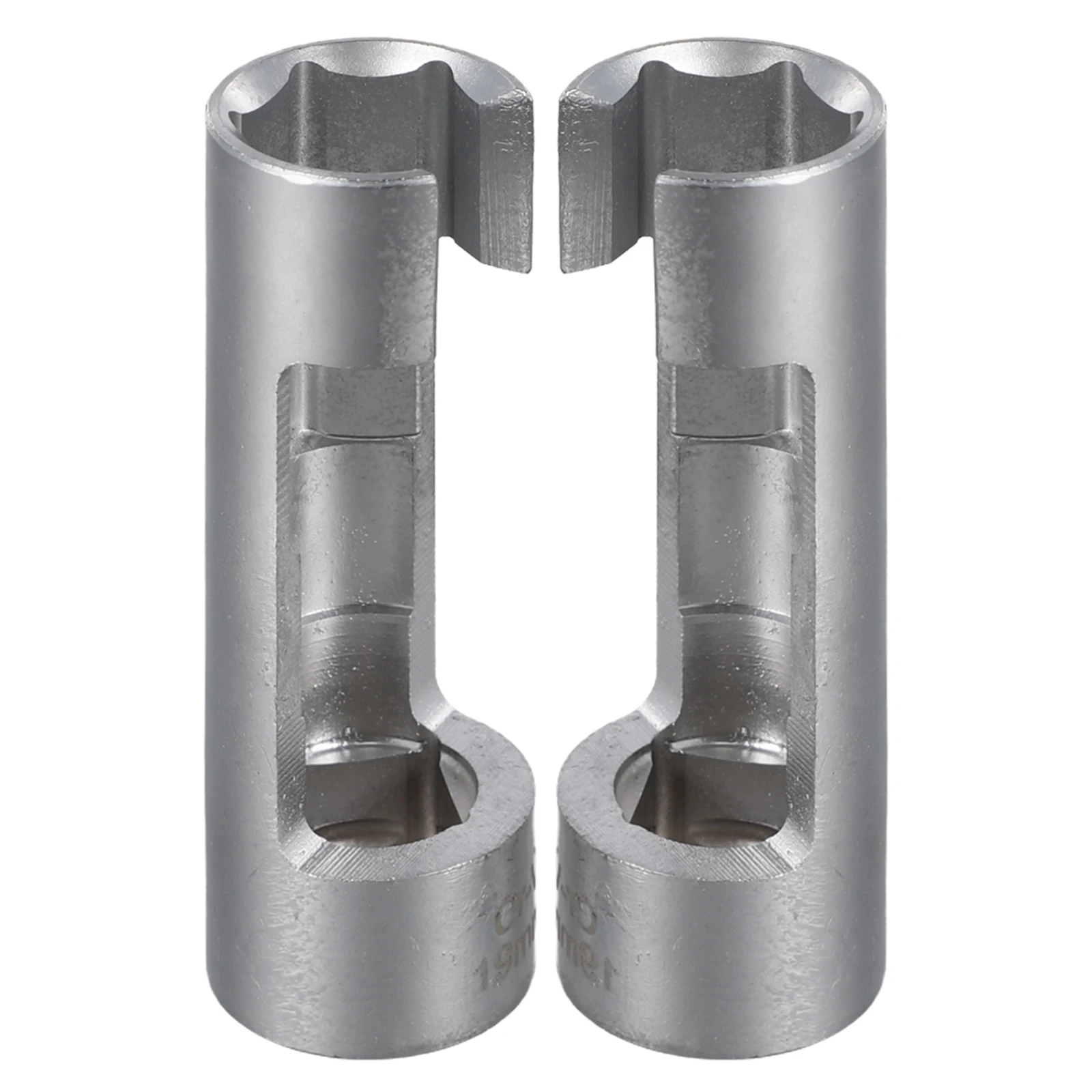 2pcs Diesel Injector Pipe 17mm 19mm Hexagonal Opening Removal Sleeve Wrench Remover Tool Thread Chasers Tools Accessories