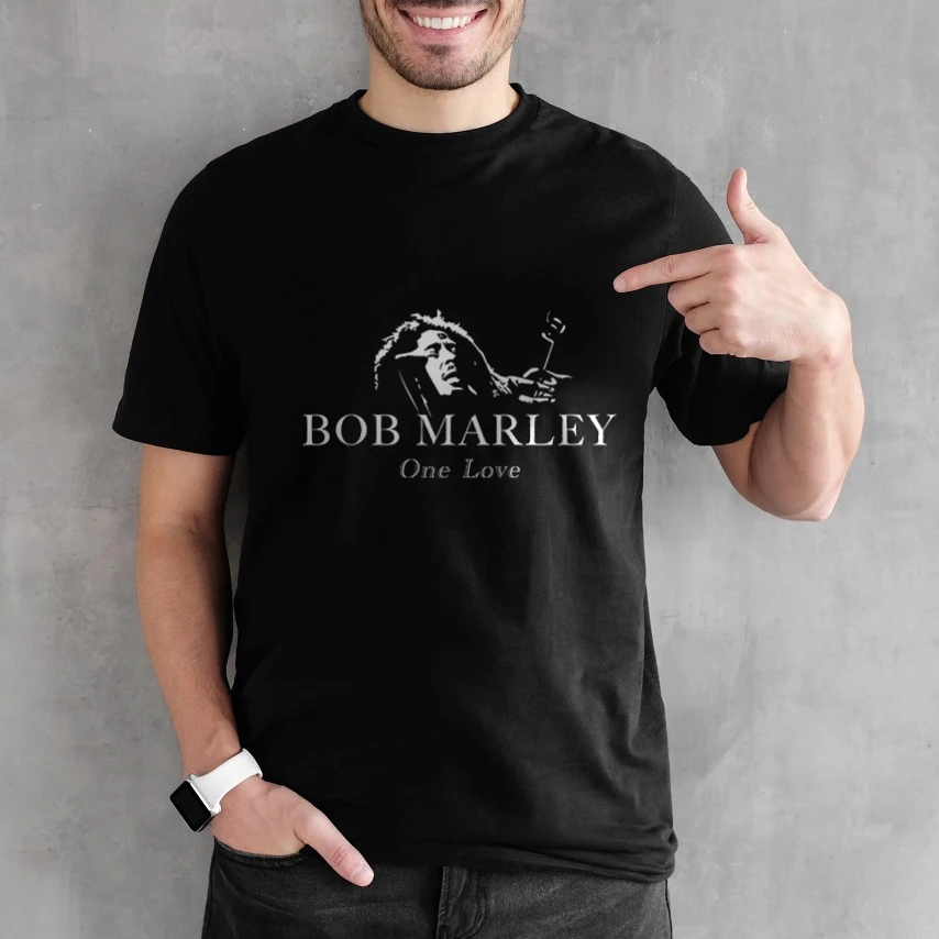 2022 Men\'s Bob Marley T Shirt Summer Short Sleeve 3D Printed Боб Марли Rocker Fashion Casual Crew Neck Men\'s and Women\'s Shirt