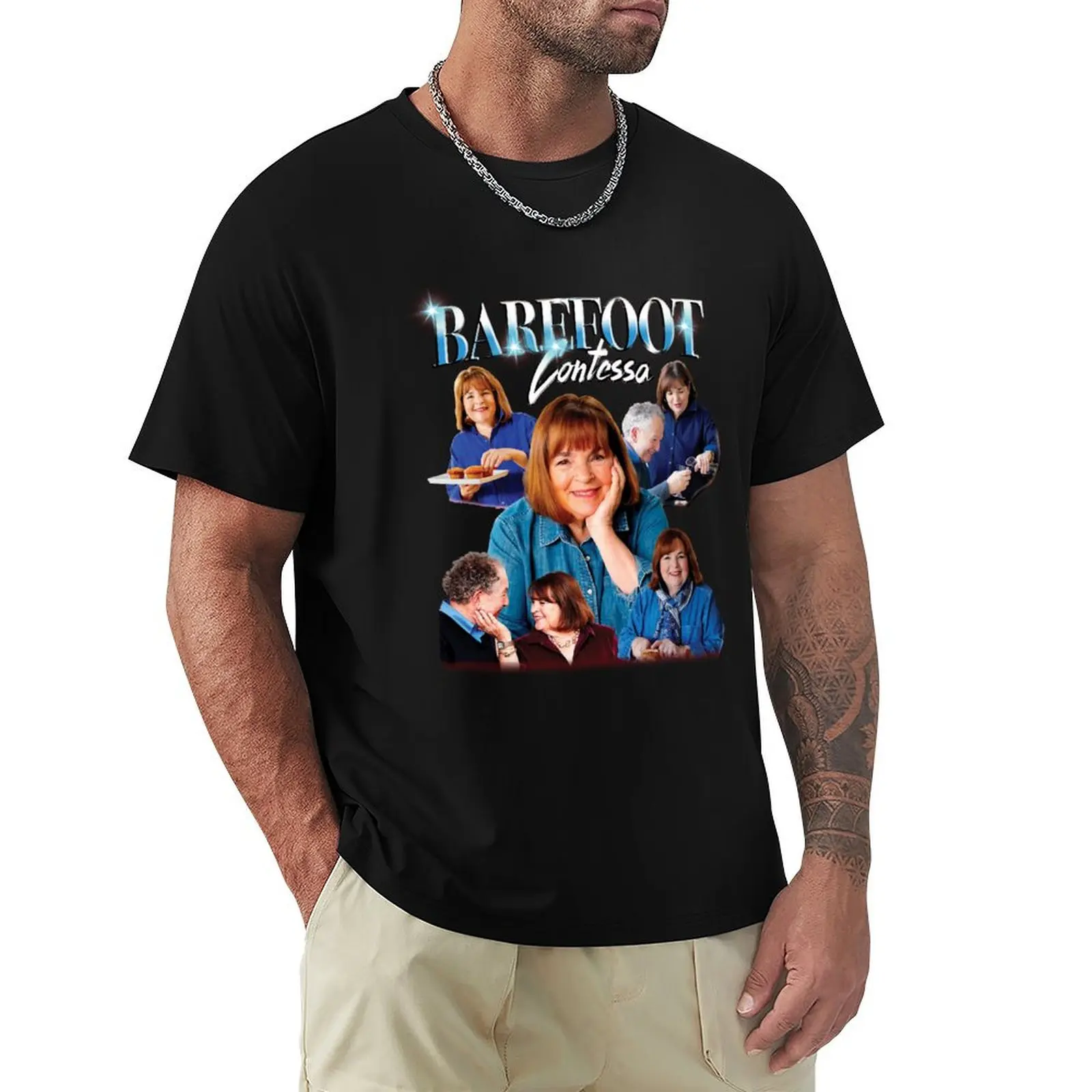 Barefoot Contessa Ina Garten 90s Bootleg T-Shirt man t shirt designer T-Shirt