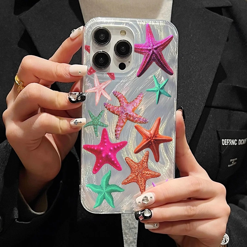 

Starfishes Ocean Elements Pattern Print Phone Case For Honor 400 200 Lite X9A X9B X9 X9C X8 X8A X8B X7B X6 X6B X5 X5B Cover