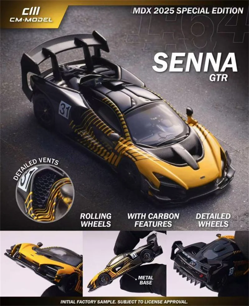 

CM MODEL 1:64 SennaGTR MDX2025 Diecast Model Car
