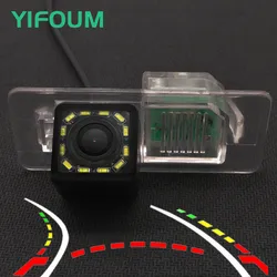 AHD Fisheye 12LED Dynamic Trajectory Car Rear View Camera For BMW X1 X3 X4 X5 X6 E38 E39 E60 E61 E65 E66 E90 E91 E92