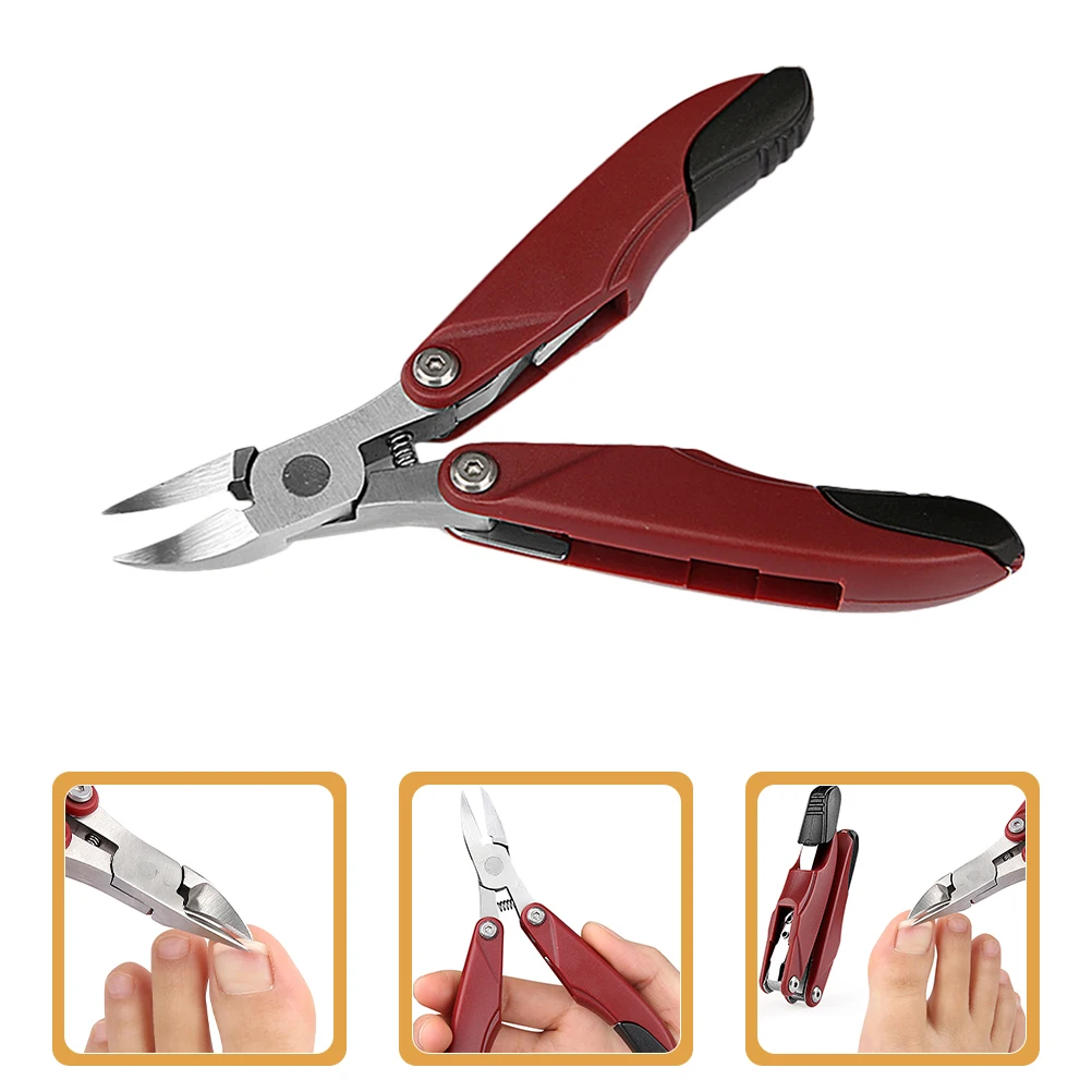 

Складная машинка для стрижки ногтей из нержавеющей стали, портативная металлическая машинка для стрижки ногтей, эргономичный дизайн для маникюра, педикюра, дома