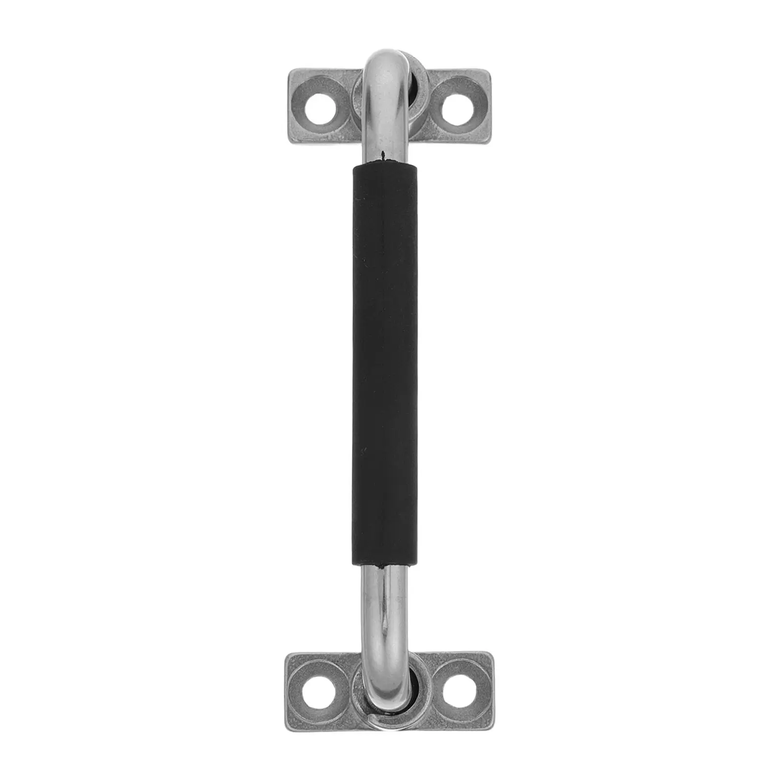 Heavy Duty Stainless Steel Foldable Toolbox Handle Ergonomic Grip Metal Carry Handle for Equipment Cases Chest Case Ring