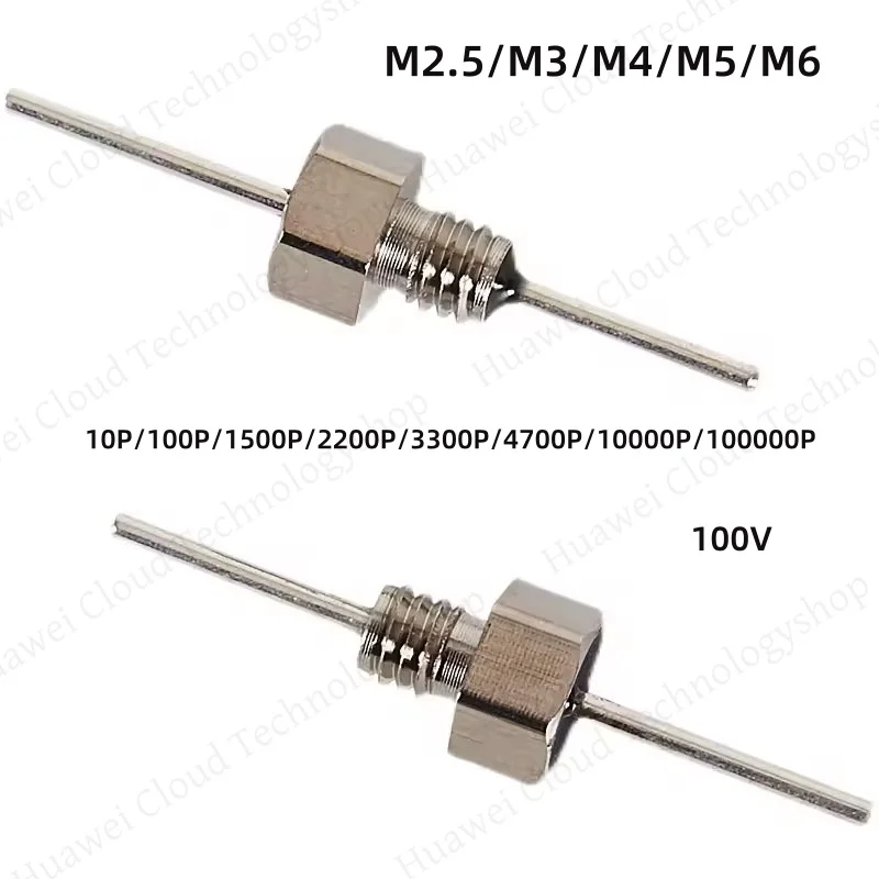مكثفات من خلال النواة 10 قطع M2.5 M3 M4 M5 M6 مكثفات من خلال النواة مرشح اقتران ، فلتر مضاد للتداخل: v 1.8 p