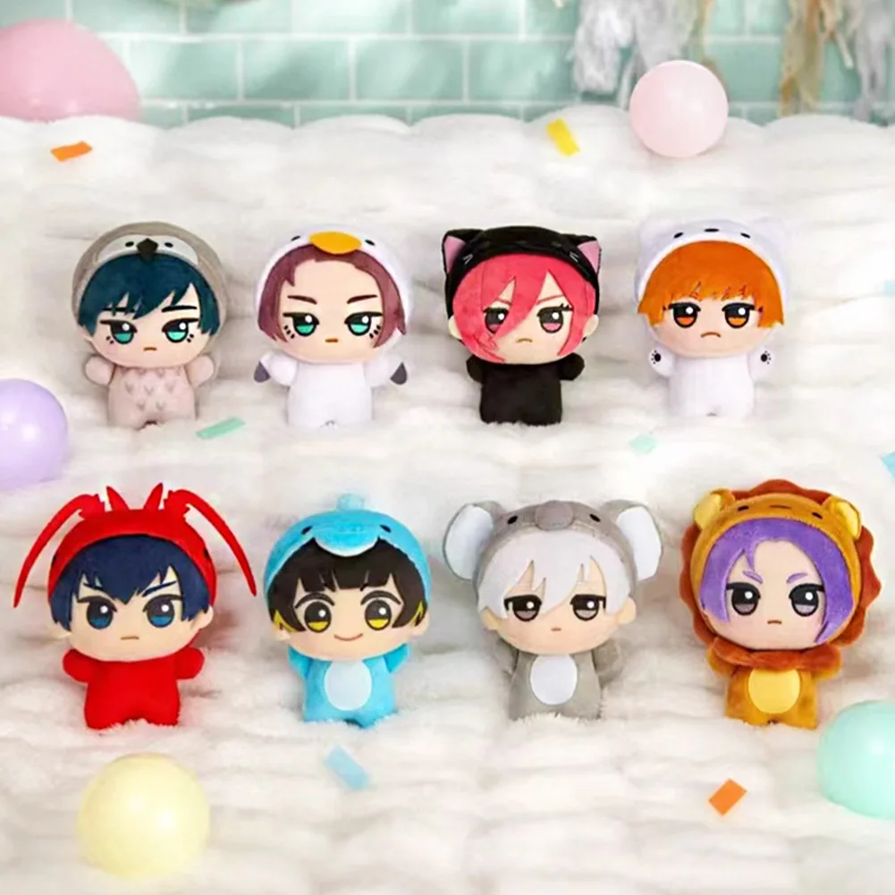 Peluche Anime Isagi Yoichi ISeishiro Nagi, Pupazzo Cosplay in Cotone, Bachira Meguru Rin Itoshi, Portachiavi Peluche, Regalo Giocattolo 10cm