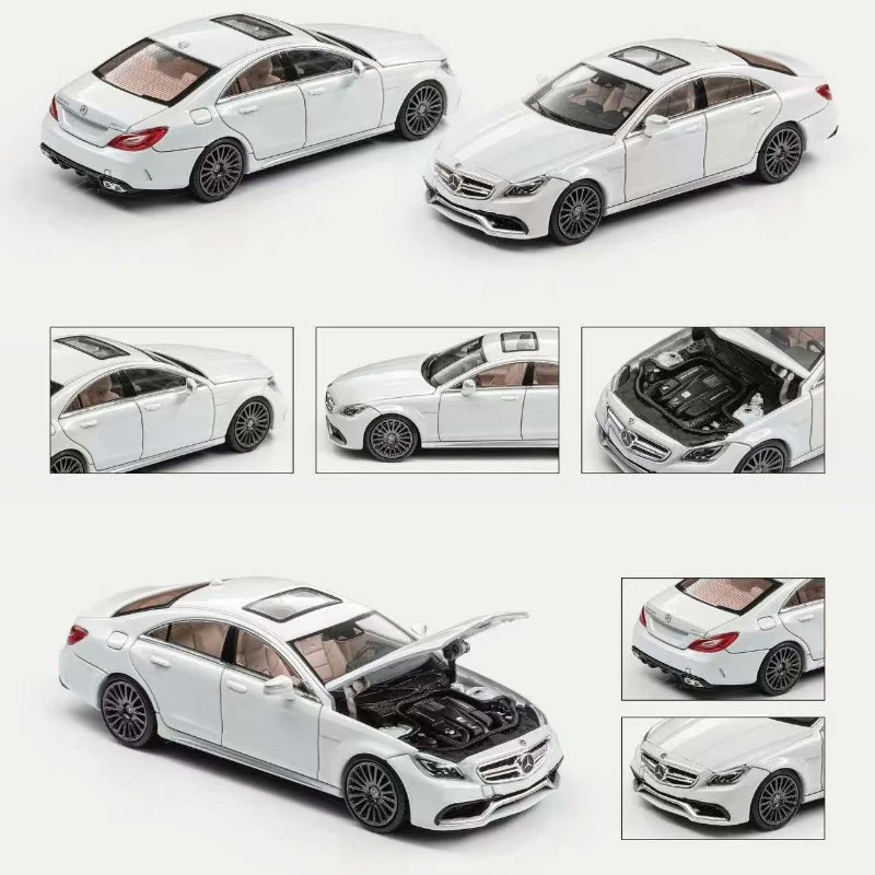 MORTAL 1:64 CLS63 Devil's Eye hood can be opened, alloy car model, simulated decoration, adult collectibles, creative gifts.
