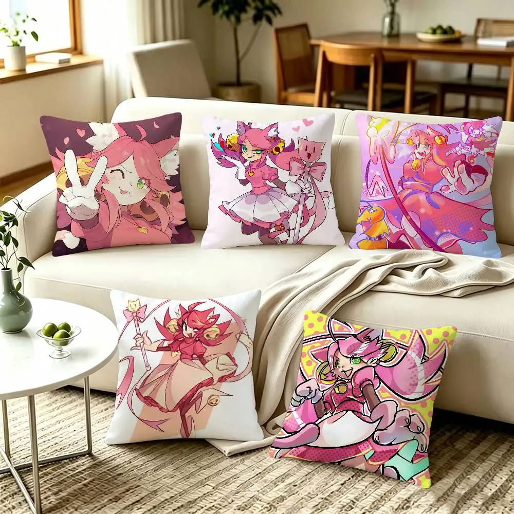mew mew PINK Deltarune   Pillow Covers, Home Sofa Cushion Covers and Aecorative Custom