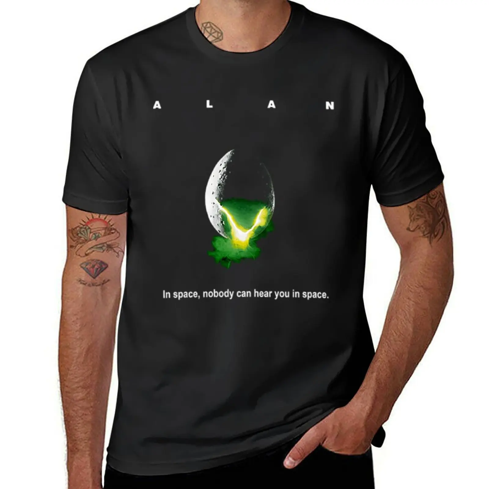 Alan - Alien Parody T-Shirt cute tops sports fans mens tall t shirts