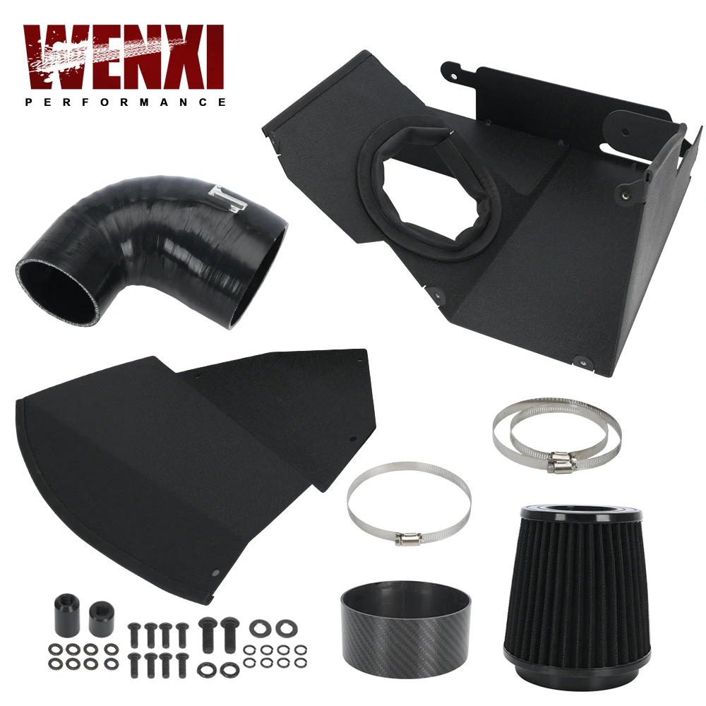 Aluminum Alloy Cold Air Intake Kit Tube Intake Pipe Cold Air Filter System Air Intake Duct Tube For BMW G20 G21 320i 330i