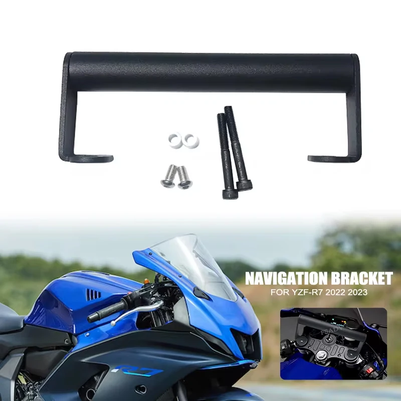 Motorcycle Navigation Bracket Adapter Holder Mobile Phone Holder Stand Accessories For Yamaha YZF-R7 YZF R7 YZFR7 2022 2023