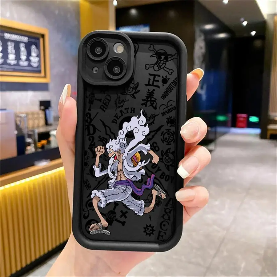 حافظة هاتف لهاتف آيفون 13 12 11 Pro Max XR 16e 15 16 14 Plus XS Max 17 غطاء ناعم هوائي رائع قطعة واحدة لوفي