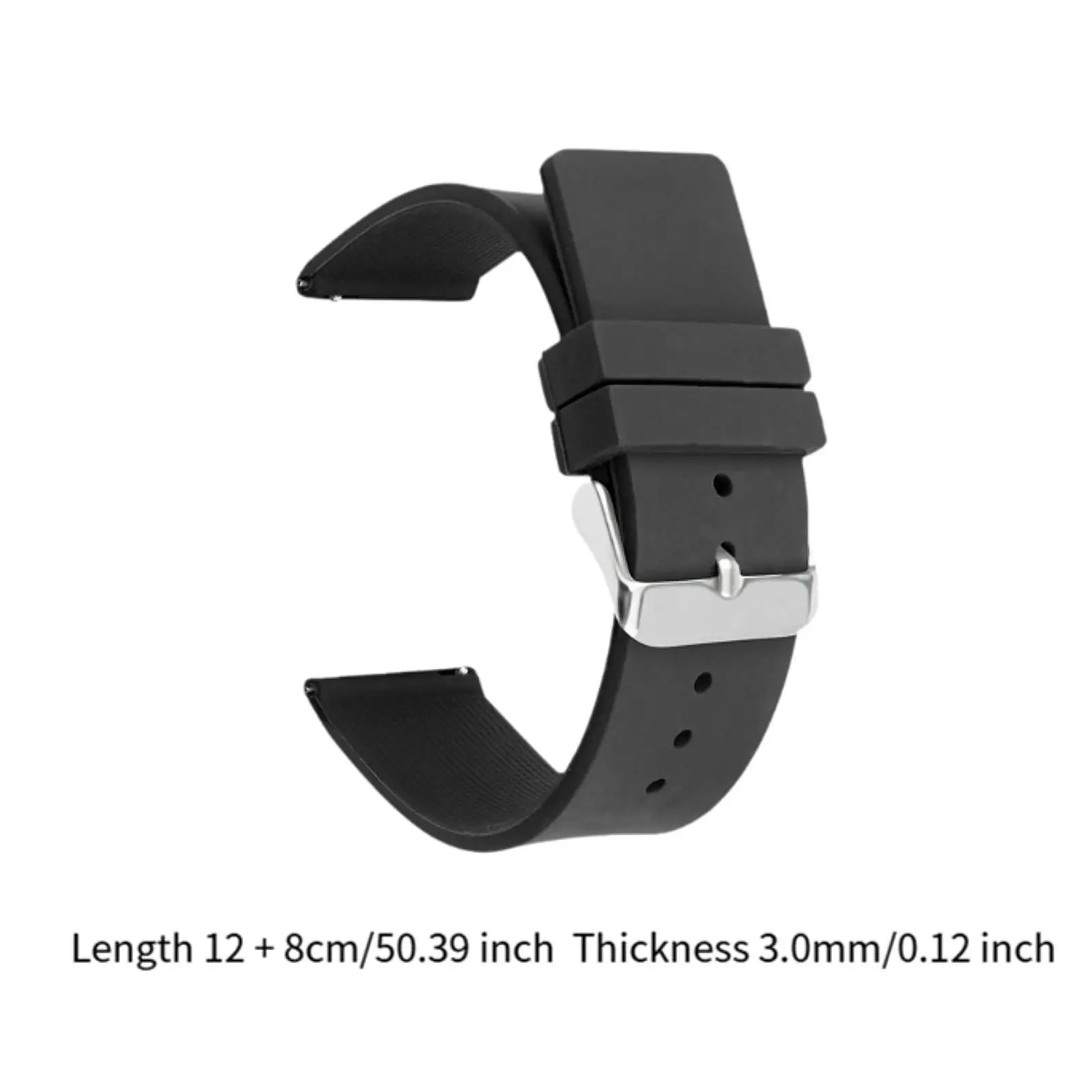 Silicone Strap Watchband Replace Classic Quick Release Watch Accessories image 6
