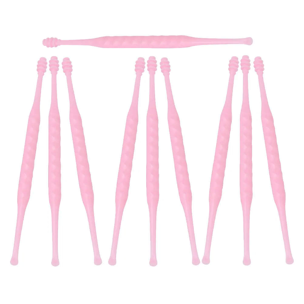 

Набор из 10 пластиковых инструментов для удаления ушной серы: эргономичные ушные палочки-кюретки для безопасной чистки и массажа