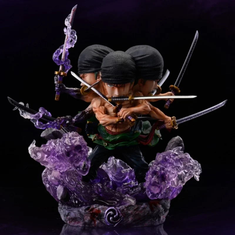 In Voorraad Echt G5 Pirate King Gk Hars Standbeeld Luffy Zoro Ace Jinbei Sanji Robin Witbaard Figuur Model Anime Collectie Gift