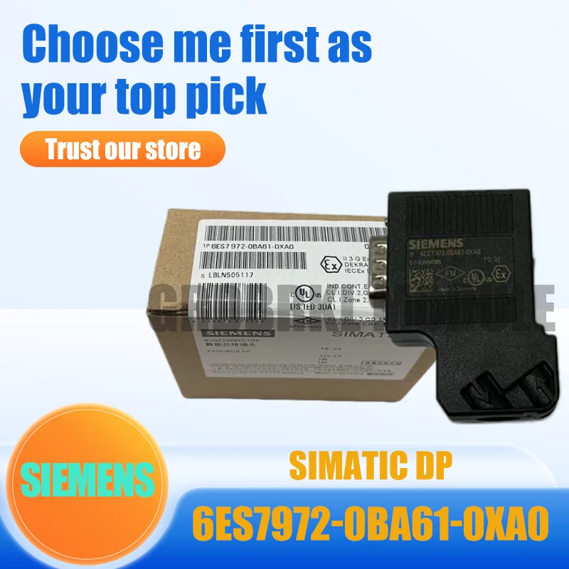 Новый оригинальный соединитель SIEMENS SIMATIC DP 6ES7972-0BA61-0XA0