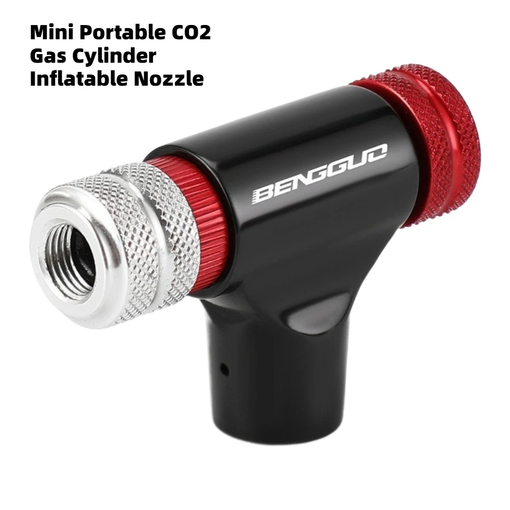 

New bicycle inflatable nozzle road mountain bike CO2 gas cylinder pump carbon dioxide outdoor riding accessories