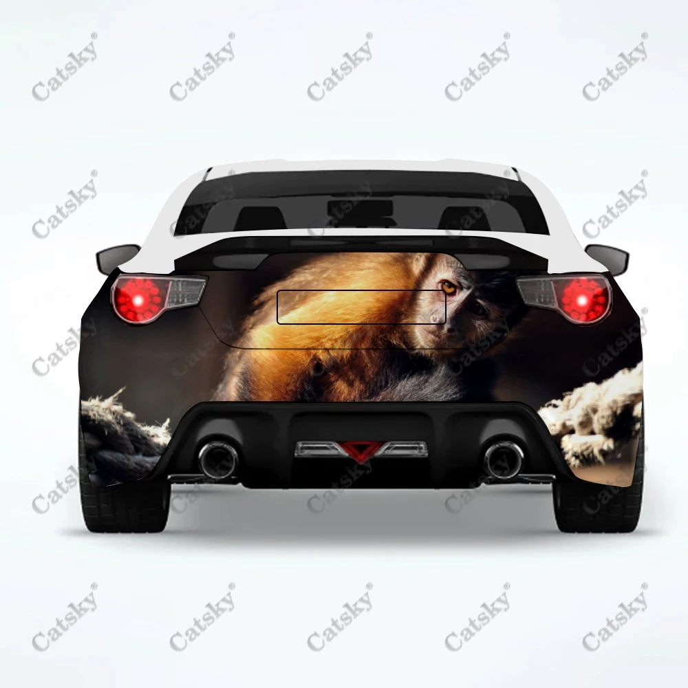 

capuchin monkey Car stickers truck rear tail modification painting suitable for truck pain packaging accessories decals
