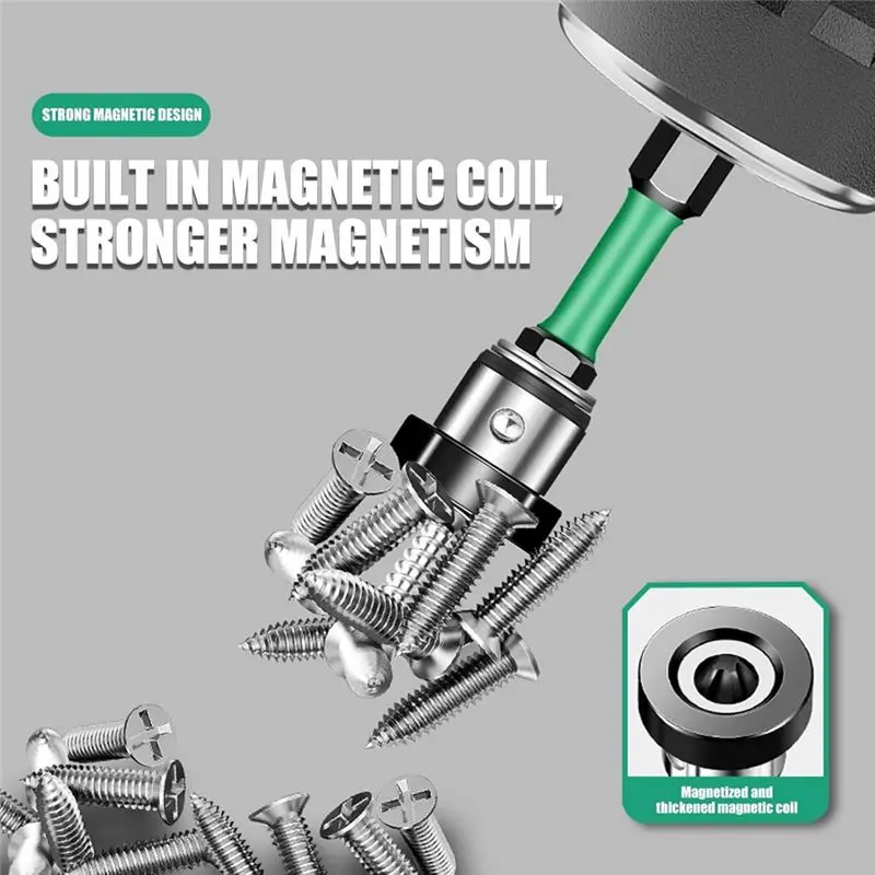 AT53 5 قطعة PH2 دريوالز المسمار واضعة تحديد المواقع مفك بت ل الجصي تحديد موقع دفعة رئيس للأعمال الخشبية #4