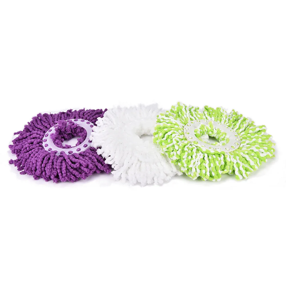 Microfiber Mops Head To Mop Home Clean Tools Refill For 360 Magic Easy Spin Water Dust Absorbing Household