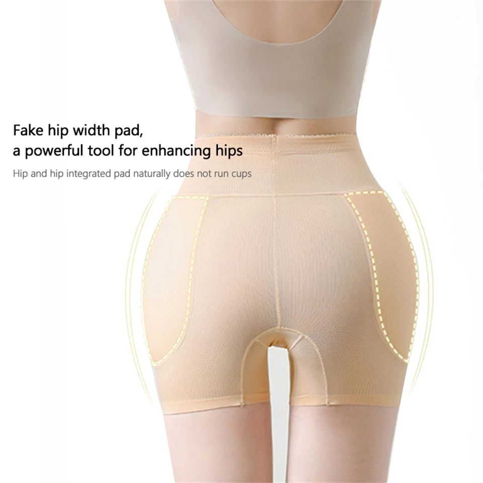 Becirzet Damen-Unterwäsche, Fake Asses, High Waist, Bauchkontrolle, atmungsaktive Hüftpolster, Po-Verstärker, Body Shapewear – Detail 6