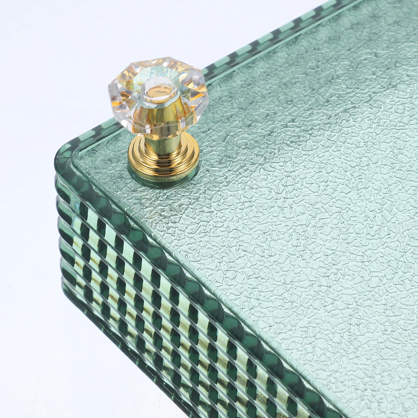 

Rectangular Storage Tray Golden Rim Candy Dessert Plate For Party Snacks Fruit Serving Decorative Tray Dried Fruit Platter