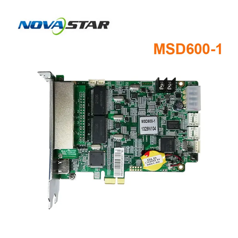 LED RGB Full Color LED Display Video Wall Screen Controller Novastar MSD600-1 NOVA Sending Card