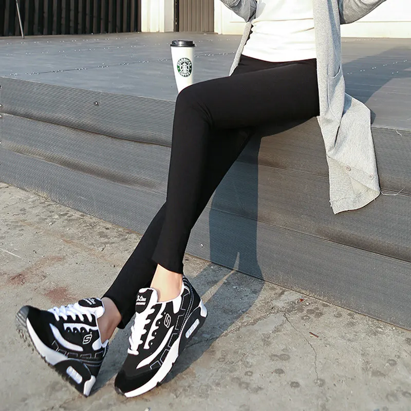 2024 Fashion Korean Leggings Female Solid Color Slim Affordable Appear Thin Comfortable Pencil Pants Elastic Force Casual Pants