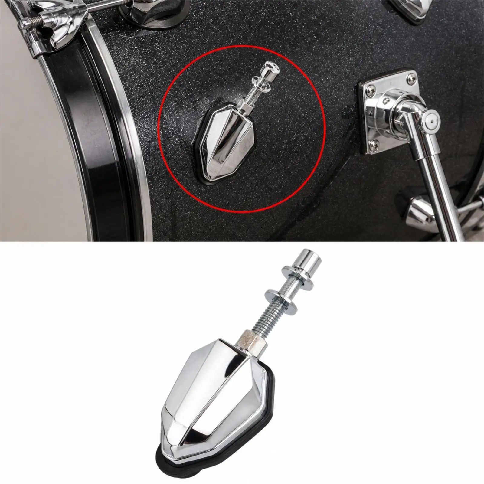 Drum Lug High Strength Zinc Alloy Lug for Drum Kit Hardware Replacement in Studio and Stage Use