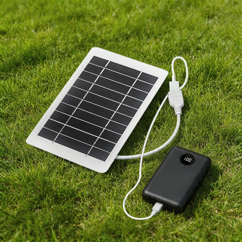 Jinko Solar Panel Cheetah - 5V 2W zonnepaneel met USB-uitgang, draagbaar