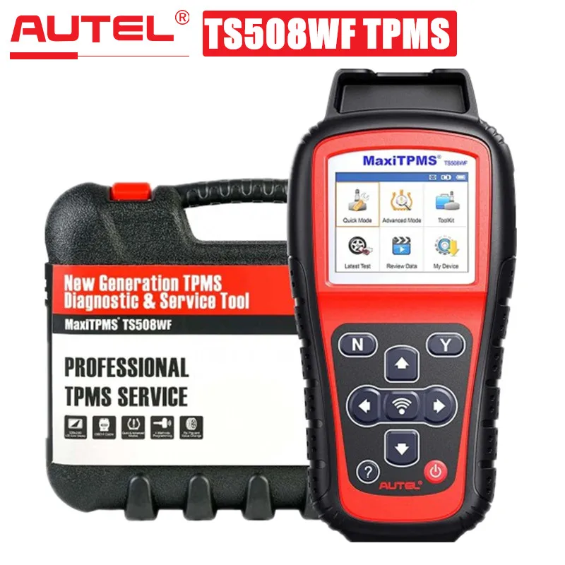 Autel MaxiTPMS TS508WF TPMS Programming Tool MX-Sersors 315/433MHz, Relearn/Activate All Sensors, Read/Clear DTCs, TPMS Reset