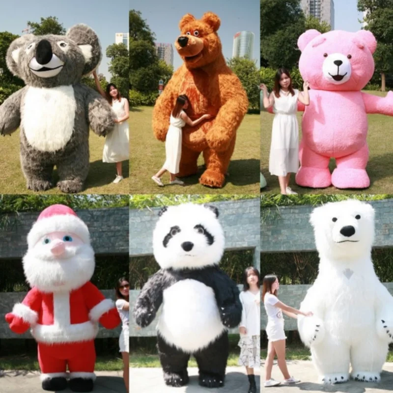 

Inflatable clothing cartoon walking giant doll street funny giant panda mascot costume party role-playing plush doll costume