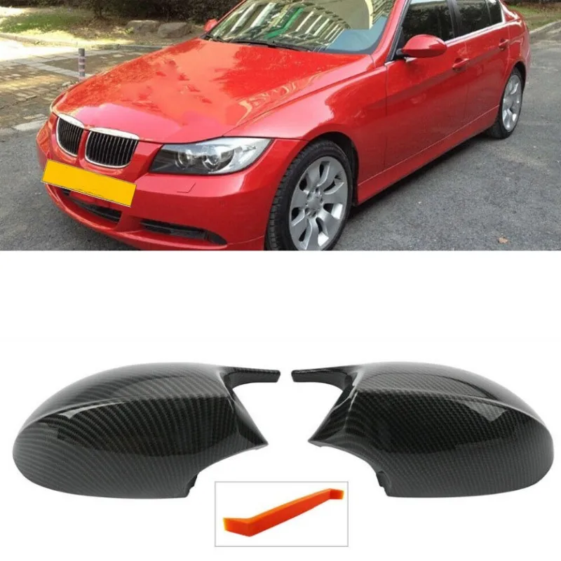 

Auto Rearview Side Mirror Wing Cap For BMW 3 Series 2006 2007 2008 E90 E91 E93 E87 Rear View Case Trim Car Exterior Accessories