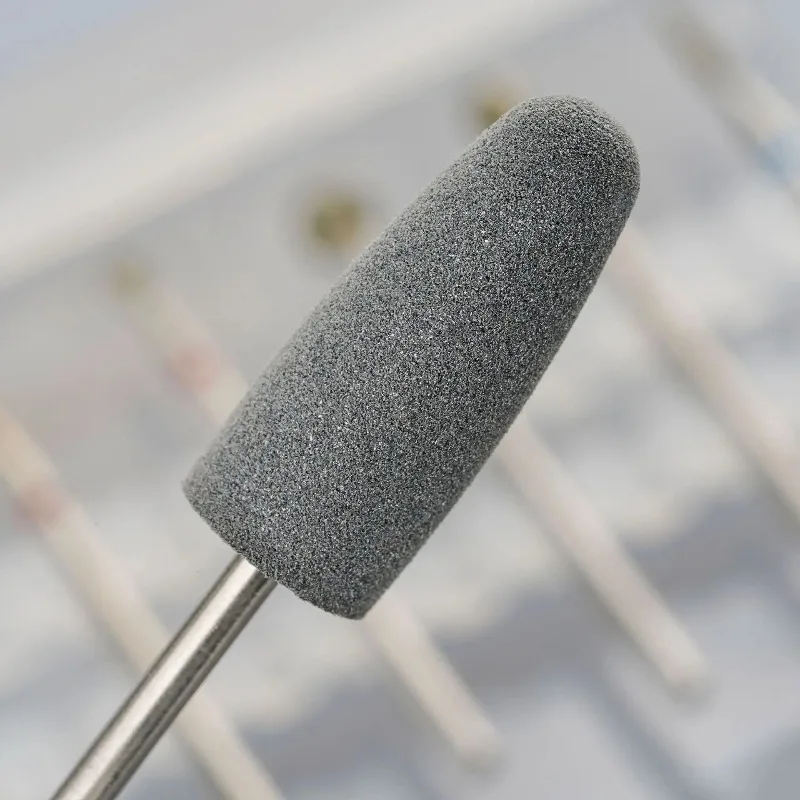 6/7 قطعة لقم ثقب أظافر ماسية لأظافر جل الأكريليك، رأس مطحنة مانيكير وباديكير لملف الأظافر الكهربائي، أداة فنية للأظافر