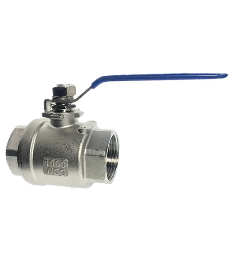 Female Straight Two-pieces Full Ports 304 Stainless Steel Ball Valve