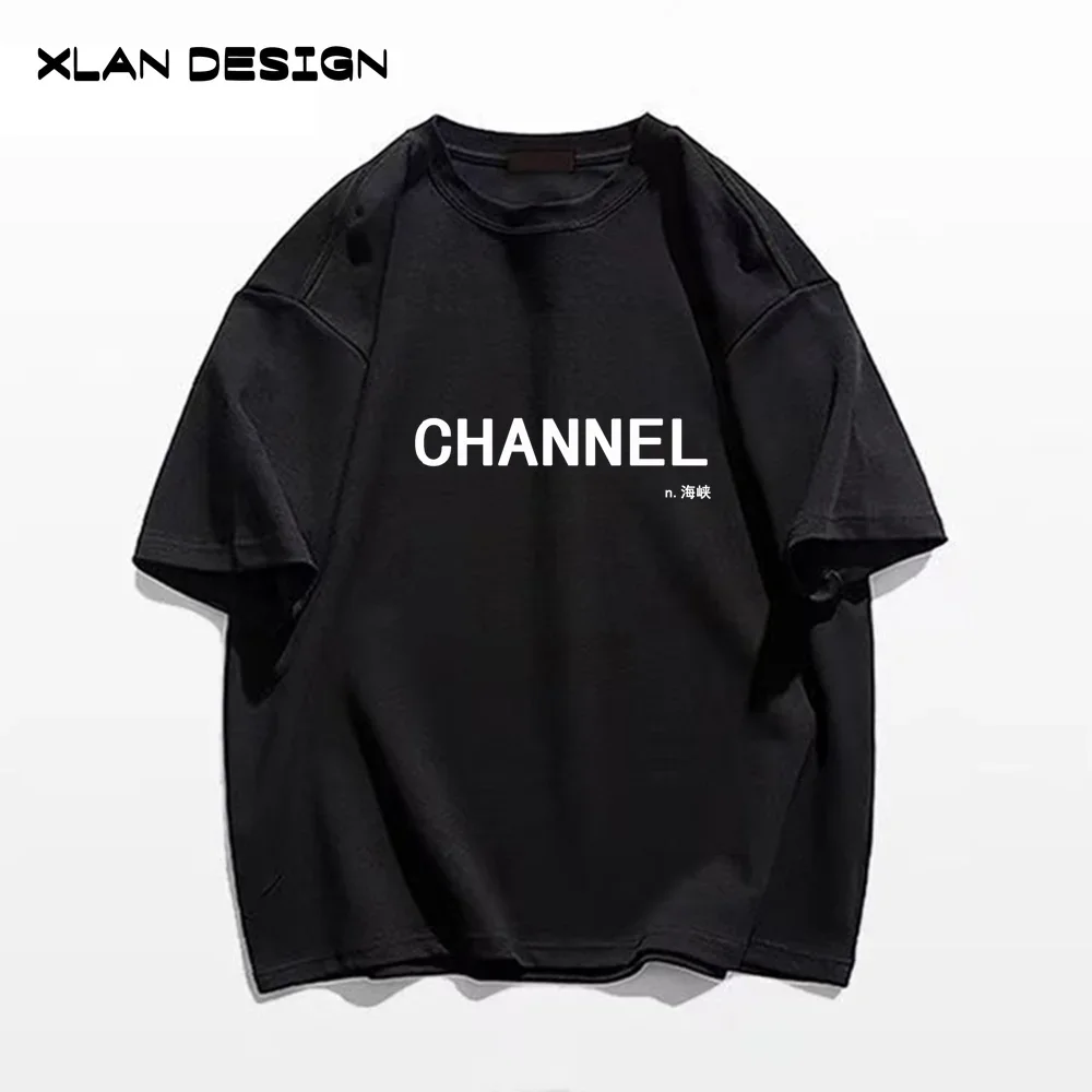 2024 Men Clothing Oversized Cotton Short Sleeve Summer Luxury Brand Female Tshirt Cartoon High Quality Fashion Men's T-shirt